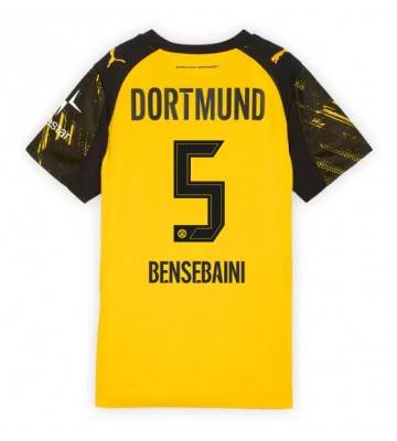 Borussia Dortmund Ramy Bensebaini #5 Hjemmebanetrøje Dame 2025-26 Kortærmet